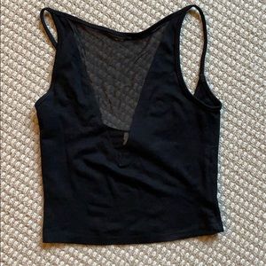 Silence and noise Leah mesh top